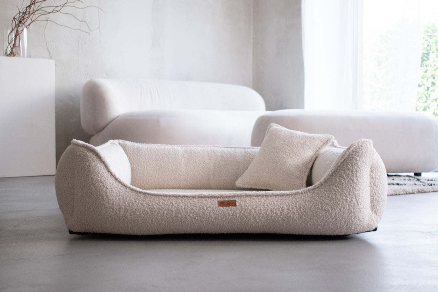 Cama para perros "BELLUNO" beige