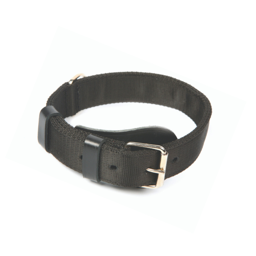"Extra Tape" Halsband 4,0cm, schwarz