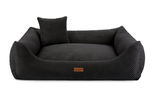 Cama para perros "PRATO" negra