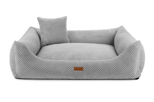 Cama para perros "PRATO" gris