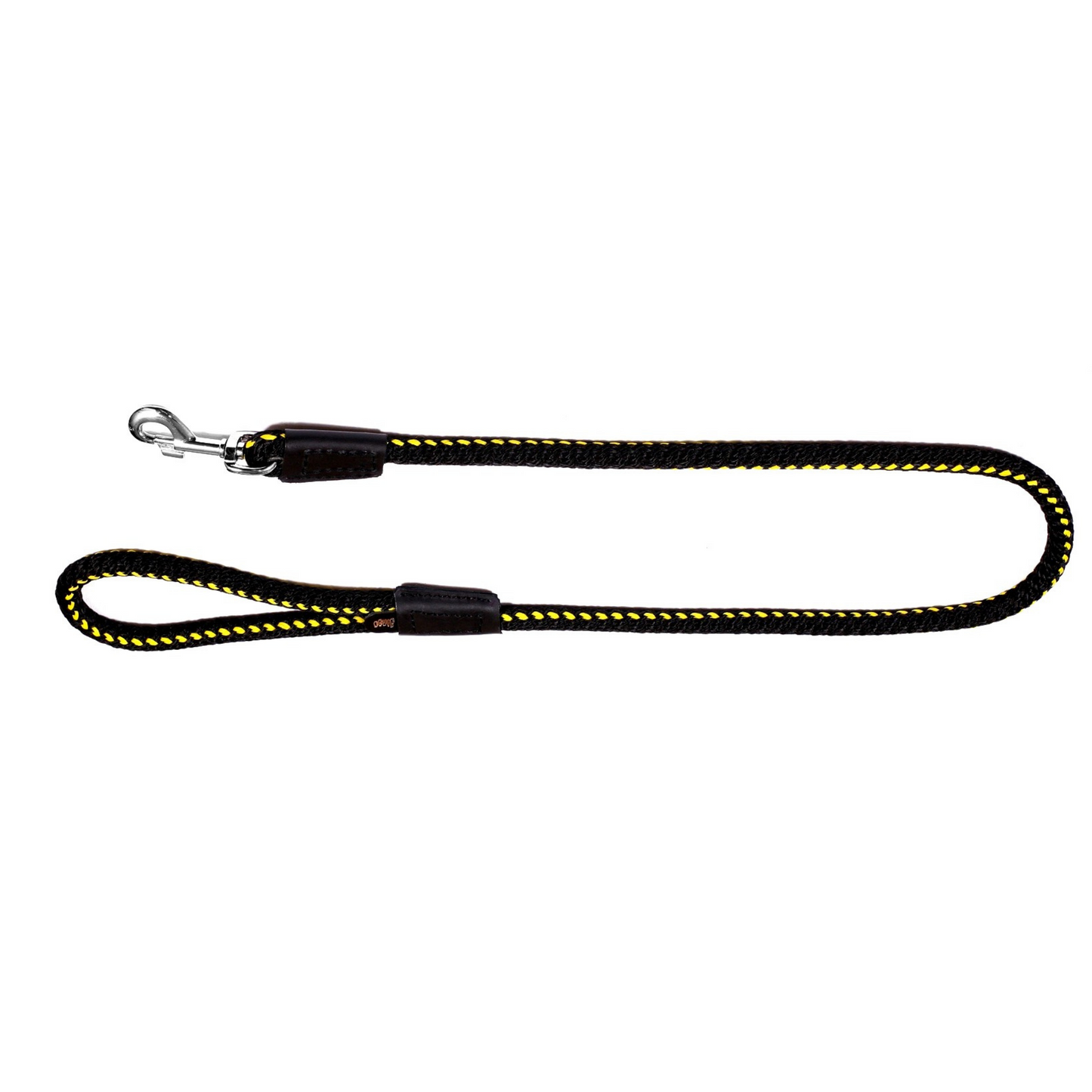 "SPECIAL" Dog Leash 1.2cm Wide Black/Yellow