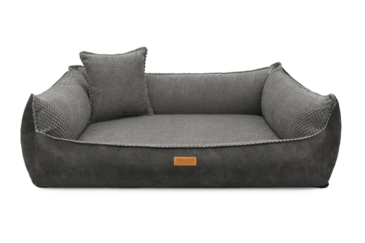 Cama para perro "ANCONA" gris oscuro
