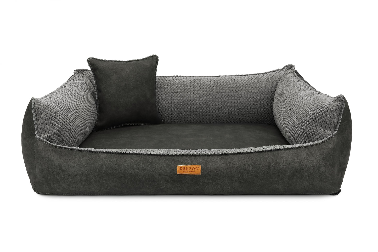 Cama para perro "ANCONA" gris oscuro