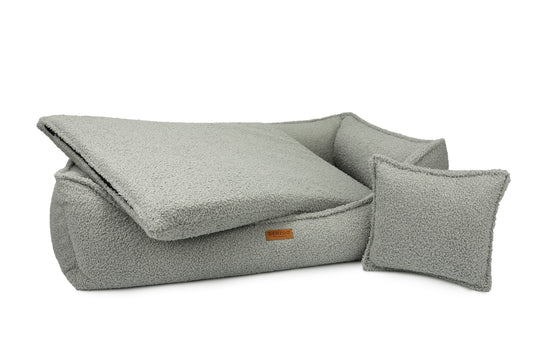 "BELLUNO" Dog bed grey
