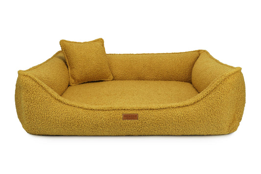 "BELLUNO" Dog bed mustard