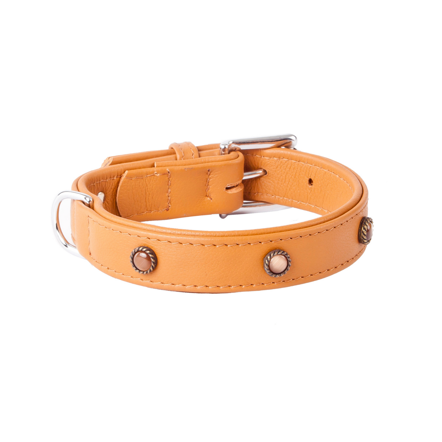 "ROYAL" Dekoratives Leder-Halsband