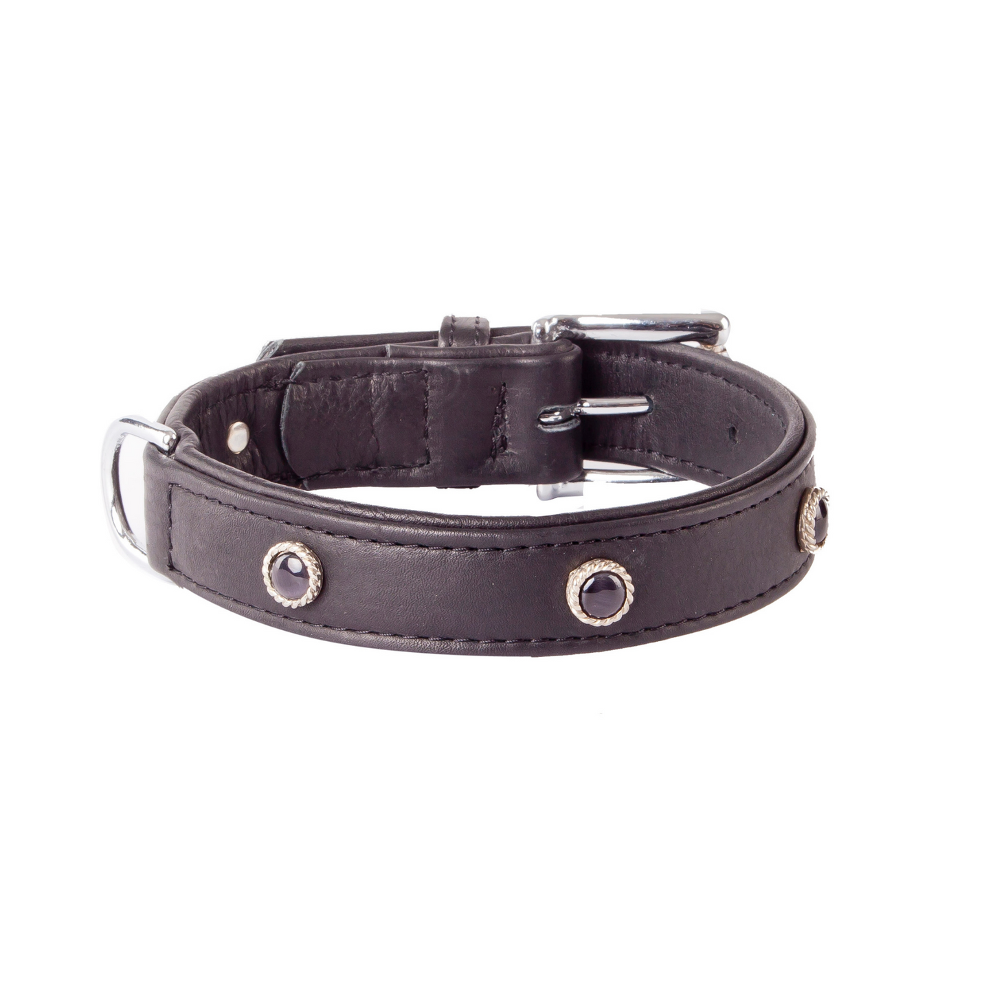 "ROYAL" Dekoratives Leder-Halsband
