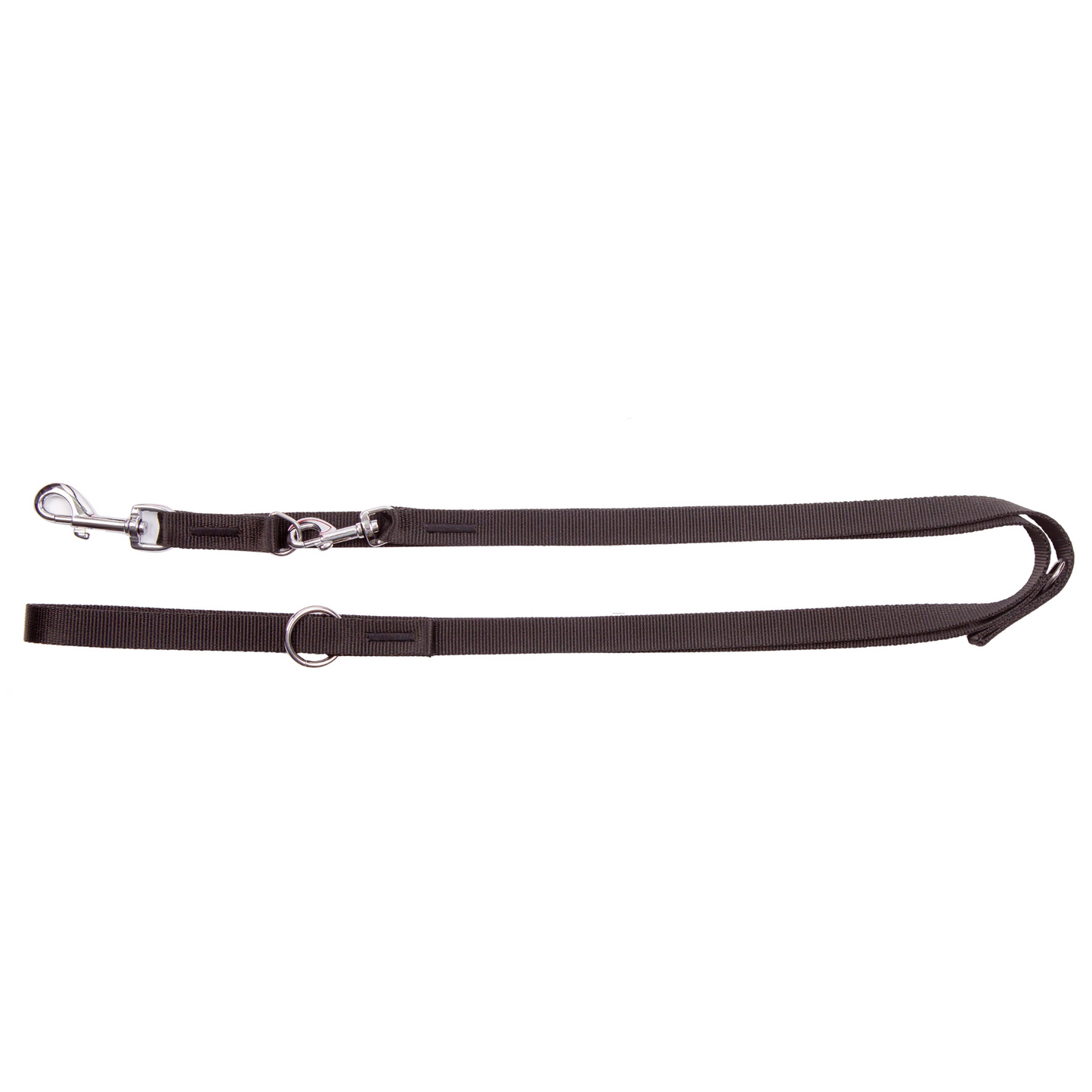 "Extra Tape" Adjustable Nylon Leash red, black, red/black