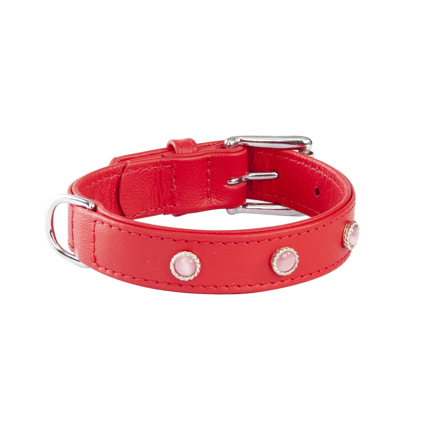 "ROYAL" Dekoratives Leder-Halsband