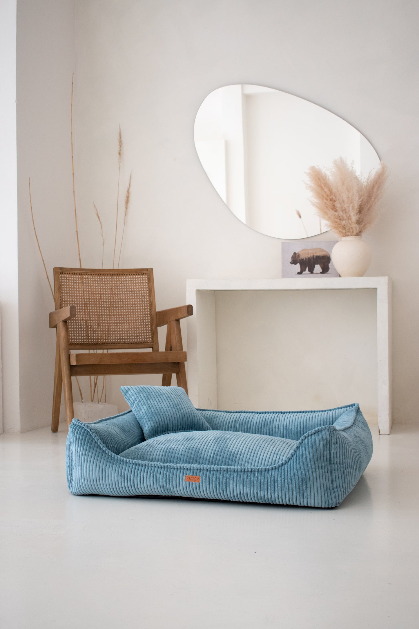 "MILANO" Dog Bed Turquoise