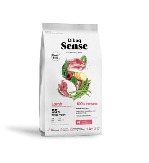 "Dibaq Sense" Getreidefreies Hundefutter "Lamm"