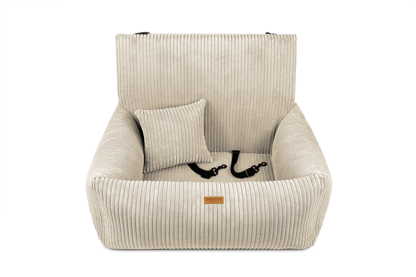 Asiento de coche para perros "MILANO" beige