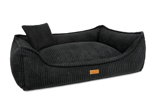 Cama para perros "MILANO" negra