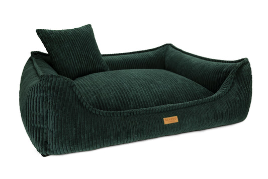 Cama para perros "MILANO" verde