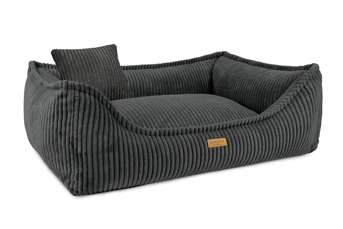 "MILANO" Hundebett dunkelgrau