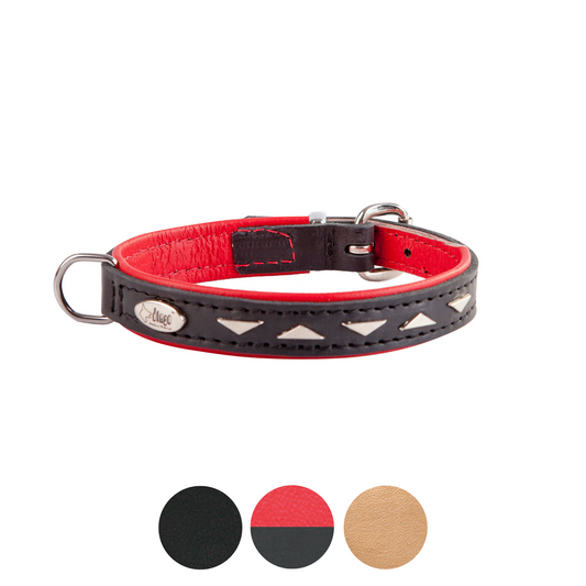 Collar de cuero decorativo "EXCLUSIVO"