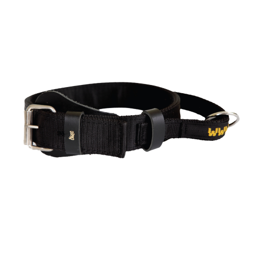 "Extra Tape" Nylonhalsband mit Griff