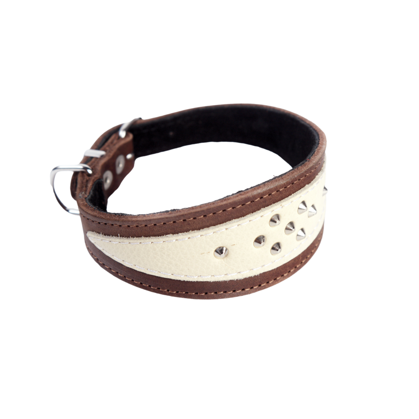 "SOFT" Leder Halsband für Windhund Greyhound "DECOR"