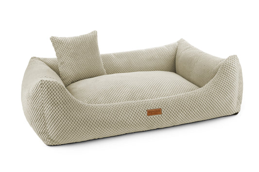 Cama para perros "PRATO" beige