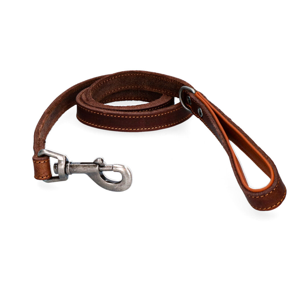 "Spotted!Pro" Lederleine 1,8cmx130cm braun