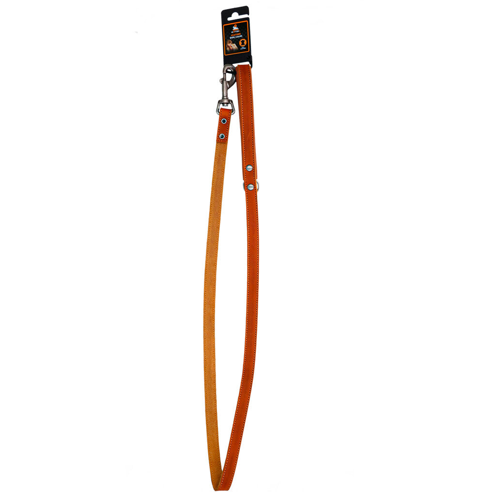 "Spotted!Pro" Lederleine 1,8cmx130cm cognac