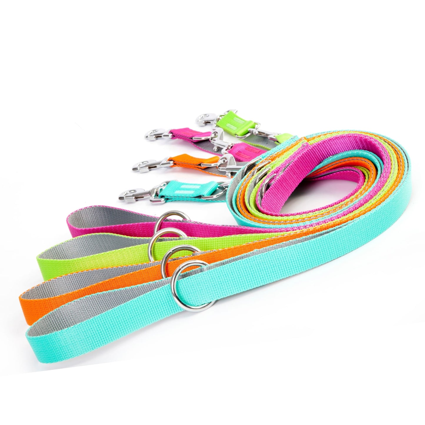 "ENERGY SILVER" Adjustable Dog Leash 120-160-220CM