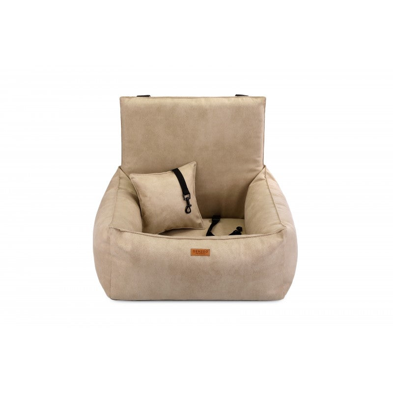 "BERGAMO" Hunde-Autositz beige