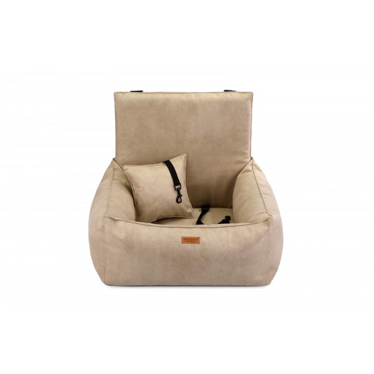 "BERGAMO" Hunde-Autositz beige
