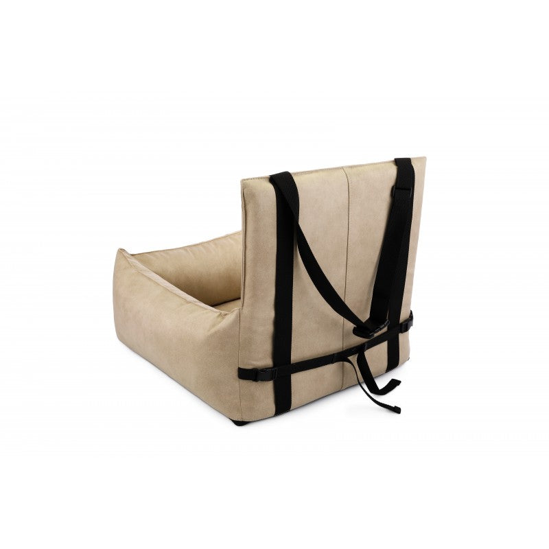 "BERGAMO" Hunde-Autositz beige