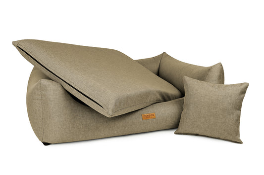 Cama para perros "MODENA" beige