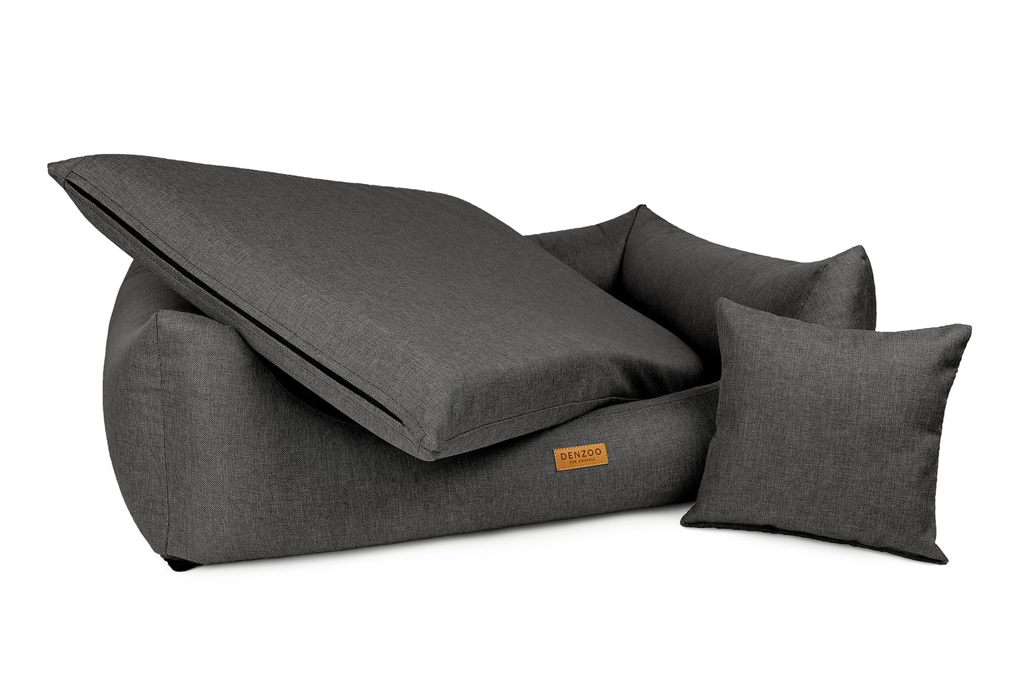 Cama para perros "MODENA" gris